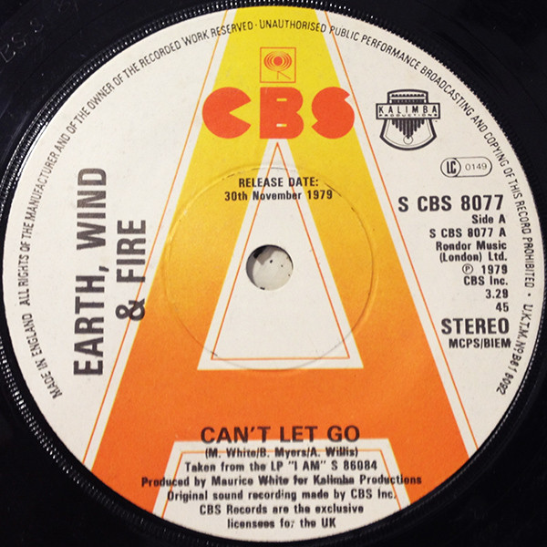 Earth, Wind & Fire - Can't Let Go (Audio) 