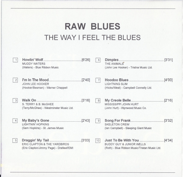 descargar álbum Various - The Way I Feel The Blues