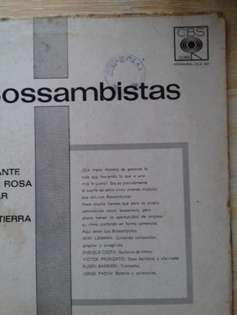 lataa albumi Los Bossambistas - Los Bossambistas