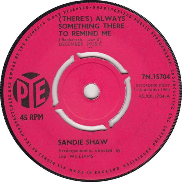 Sandie Shaw u003d サンディー・ショウ – (There's) Always Something There To Remind Me u003d  愛のウエイト・リフティング (1964