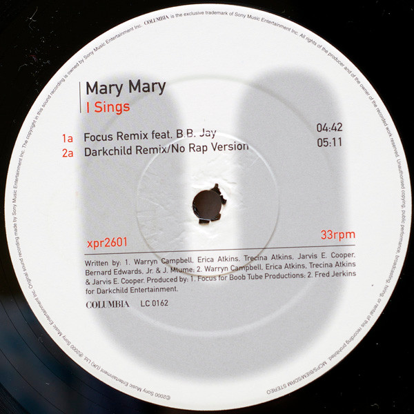descargar álbum Download Mary Mary - I Sings The Remixes album