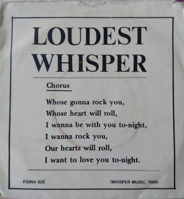 baixar álbum Loudest Whisper - Whose Gonna Rock You