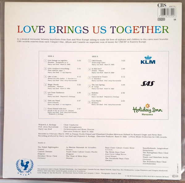 baixar álbum Children Of Europe For Unicef - Love Brings Us Together