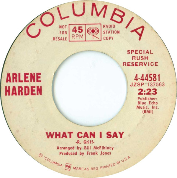 last ned album Arlene Harden - What Can I Say