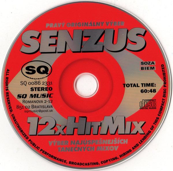descargar álbum Senzus - 12xHitMix