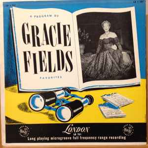 Gracie Fields - A Program Of Gracie Fields Favorites album cover