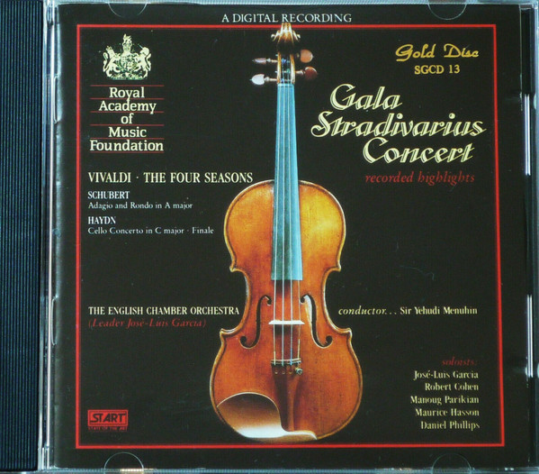 English Chamber Orchestra – Gala Stradivarius Concert (1988 
