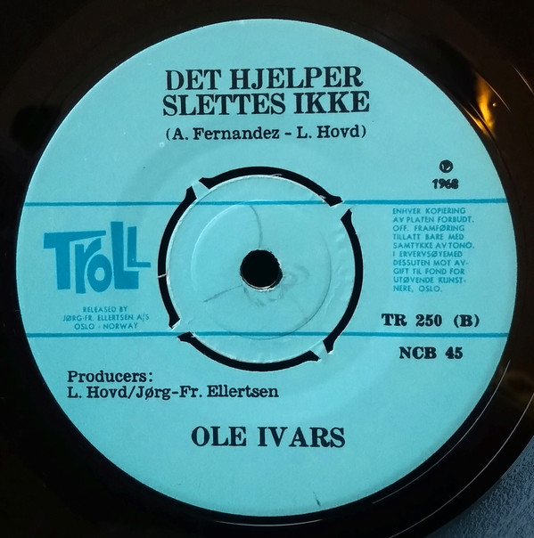 Album herunterladen Ole Ivars - Hun Er Atten År Idag Det Hjelper Slettes Ikke