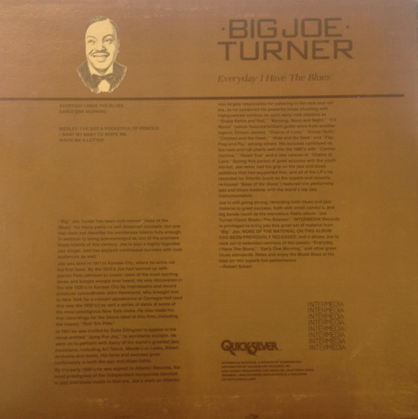 descargar álbum Big Joe Turner - Everyday I Have The Blues