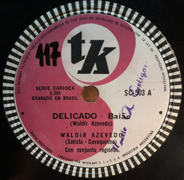 télécharger l'album Waldir Azevedo Con Conjunto Regional - Delicado Brasileirinho
