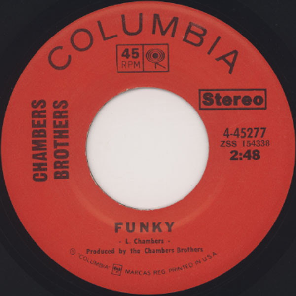 Chambers Brothers – Funky / Love, Peace And Happiness (1970, Vinyl