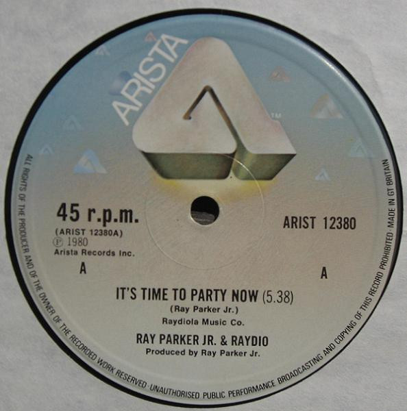 Ray Parker Jr. & Raydio – It's Time To Party Now (1980, Vinyl 
