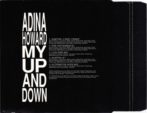 Adina Howard – My Up And Down (1995, CD) - Discogs