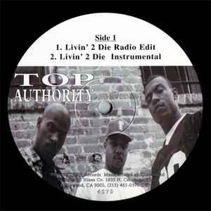 Top Authority - Livin' 2 Die / National Anthem album cover