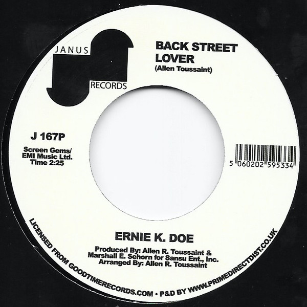 Ernie K. Doe - Here Come The Girls | Janus Records (J 167P) - 2