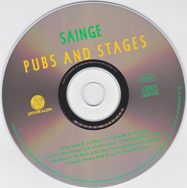 Album herunterladen Sainge - Pubs And Stages