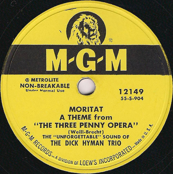 The Dick Hyman Trio – Moritat / Baubles