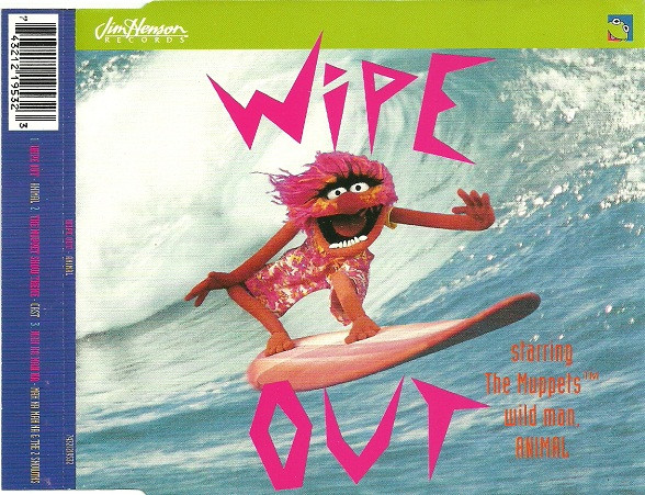 Animal / Cast – Wipe Out / The Muppet Show Theme (1993, Vinyl