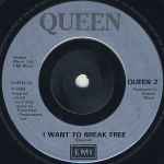 Queen – I Want To Break Free (1984, FCG, Blue Injection label