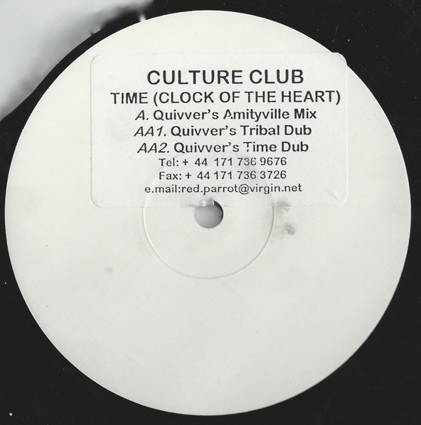 Culture Club – Time (Clock Of The Heart) (1998, Stickered, Vinyl) - Discogs
