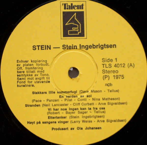 télécharger l'album Stein Ingebrigtsen - Stein