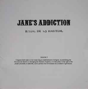 Jane's Addiction - Ritual De Lo Habitual album cover