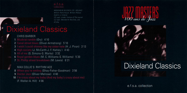 lataa albumi Chris Barber, Max Collie Rhythm Aces - Jazz Masters 100 Ans De Jazz Dixieland Classics