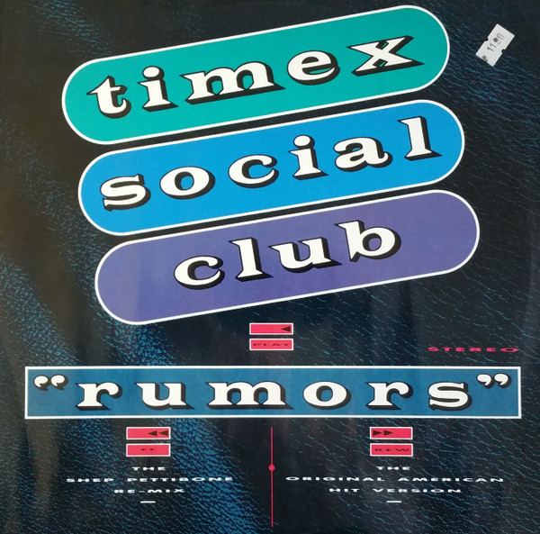 Timex Social Club – Rumors (1986, Vinyl) - Discogs