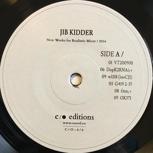 descargar álbum Jib Kidder - New Works For Realistic Mixer