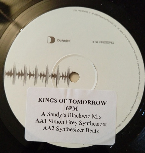 Kings Of Tomorrow 6 PM 2005 Stickred Vinyl Discogs