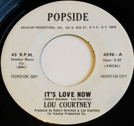 Lou Courtney – It's Love Now (1968, Vinyl) - Discogs