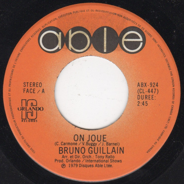 Album herunterladen Bruno Guillain - On Joue