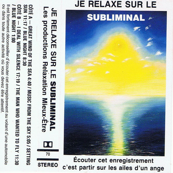 télécharger l'album Unknow artist - Je Relax Sur Le Subliminal