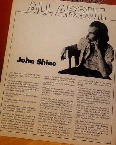 descargar álbum John Shine - Songs For A Rainy Day