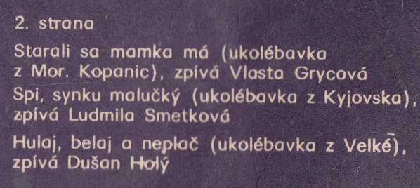 ladda ner album Strážnická Cimbálová Muzika - Vítaj Mezi Náma Lidové Ukolébavky Ze Slovácka