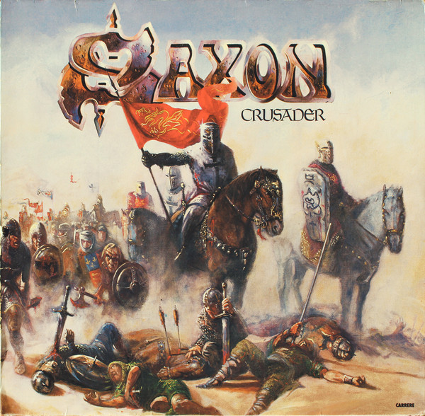 Обложка конверта виниловой пластинки Saxon - Crusader