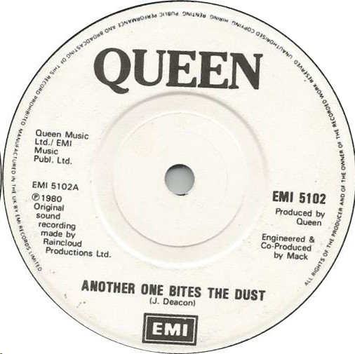 Queen – Another One Bites The Dust (1980, SP - Specialty Pressing, Vinyl) -  Discogs