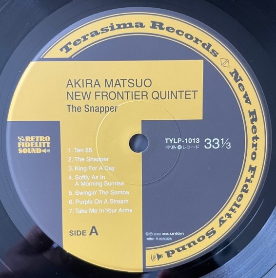 last ned album Akira Matsuo New Frontier Quintet - The Snapper