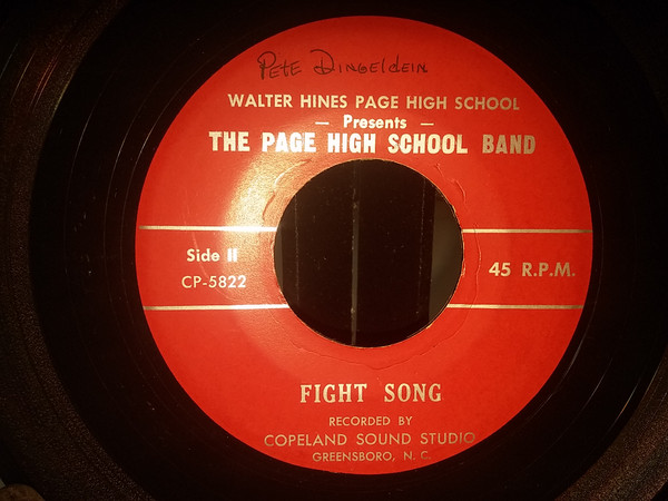 Album herunterladen The Page High School Band - Walter Hines Page High School Presents The Page High School Band