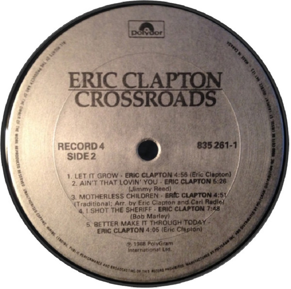 Eric Clapton - Crossroads | Polydor (835 261-1) - 12