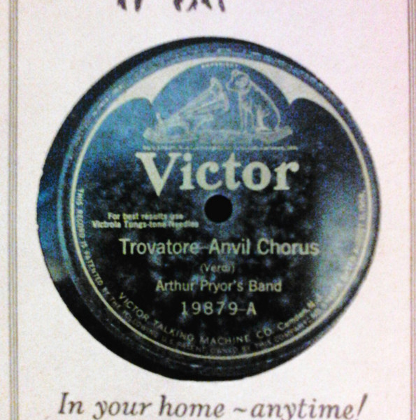 ARTHUR PRYORS BAND アーサー・プライアー TROVATORE-ANVIL CHORUS・FORCE IN THE FOREST SPレコード