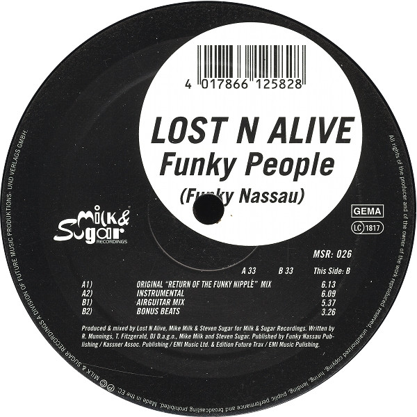 Lost 'N' Alive - Funky People (Funky Nassau) | Milk & Sugar Recordings (MSR 026) - 3