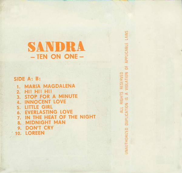 Album herunterladen Sandra - Ten On One