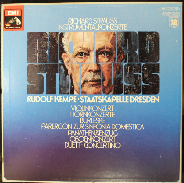 last ned album Richard Strauss Rudolf Kempe, Staatskapelle Dresden - Instrumentalkonzerte