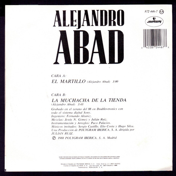 descargar álbum Alejandro Abad - El Martillo