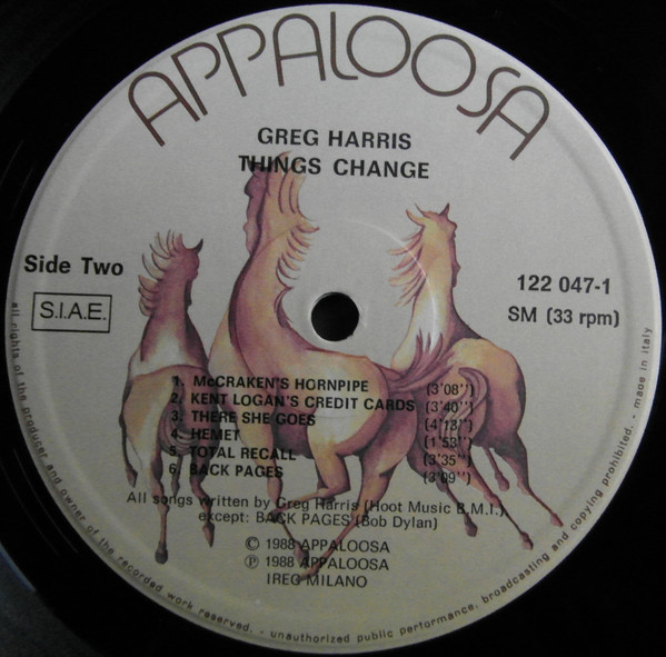 lataa albumi Greg Harris - Things Change