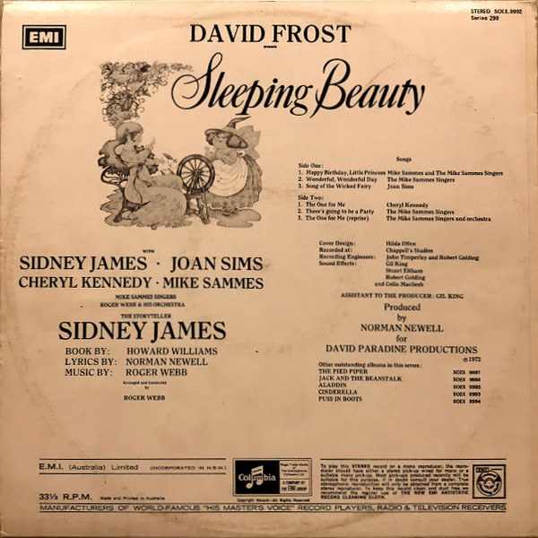 ladda ner album Sidney James, Joan Sims, Cheryl Kennedy, Mike Sammes - David Frost Presents Sleeping Beauty