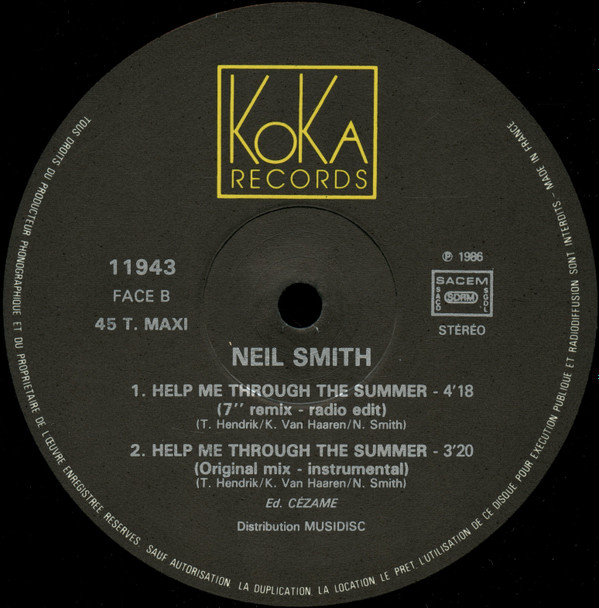 ladda ner album Neil Smith - Help Me Through The Summer The Palm Beach Remix