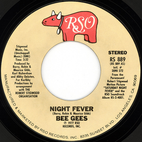 how many albums were sold for bee gees saturday night fever