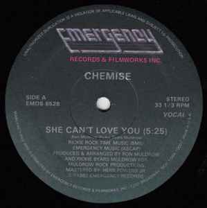 Chemise - She Can't Love You album cover